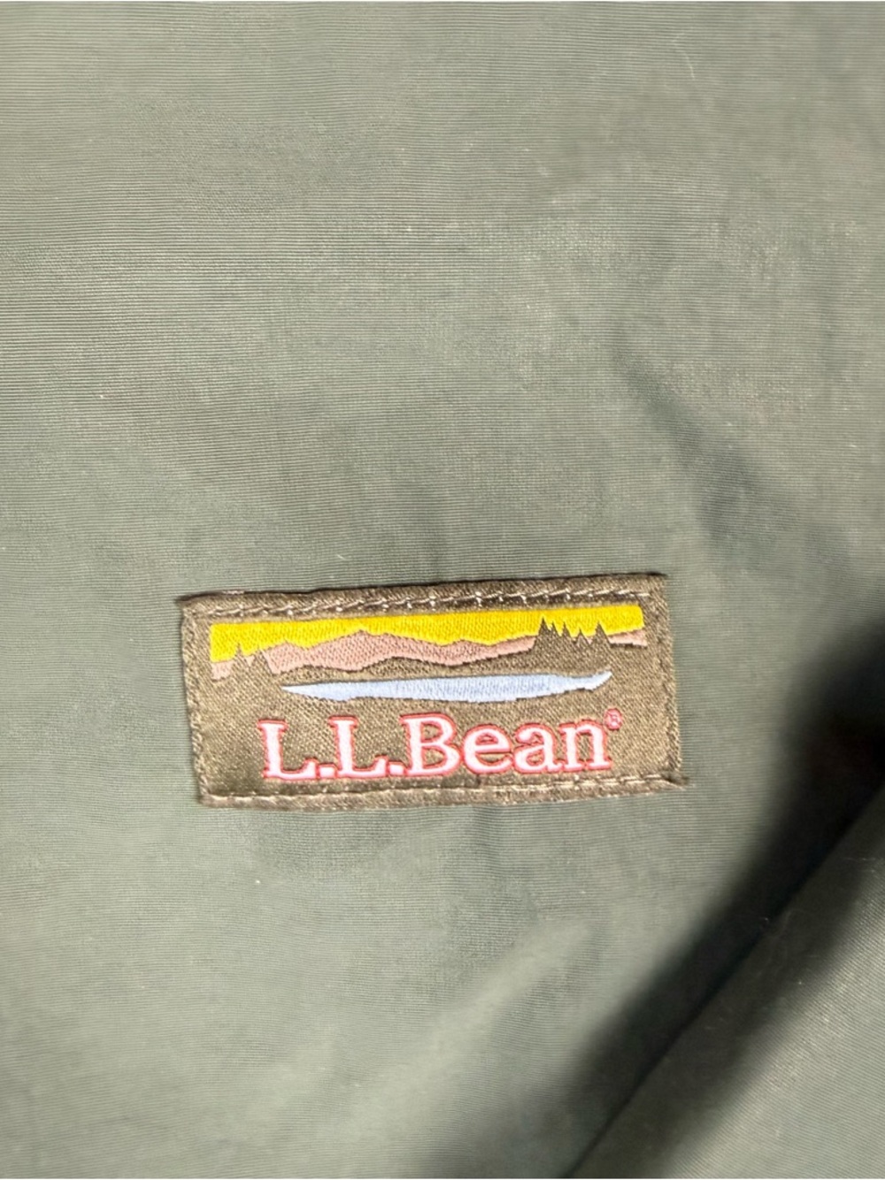 LL Bean 3-Season Waterproof olive green Fleece Lined Bomber Jacket Size XXXL Reg - Picture 4 of 13